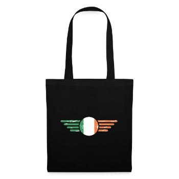 Irlande, Flair irlandais, Mode, Tenues, Moderne - Sac en tissu - noir - Devant