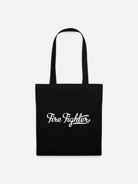 firefighter - Stoffbeutel - Schwarz