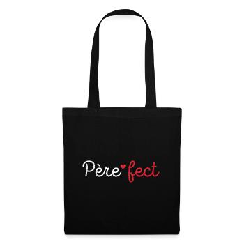 Père FECT Cadeau Fête des Pères Papa - Sac en tissu - noir - Devant