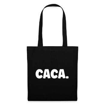 CACA - Sac en tissu - noir - Devant