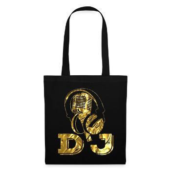 Dj - Sac en tissu - noir - Devant