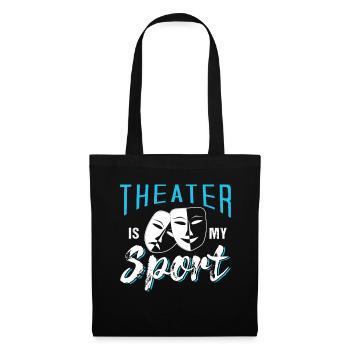 Théâtre - Sac en tissu - noir - Devant