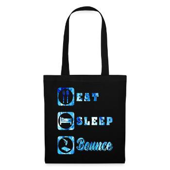 Trampoline - Sac en tissu - noir - Devant