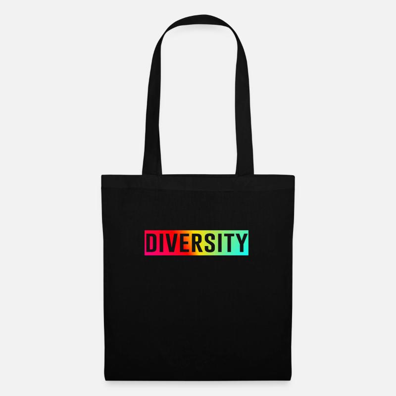 Diversity - Stoffbeutel - Schwarz