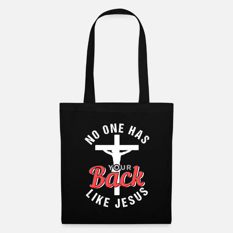 Jesus - Stoffbeutel - Schwarz
