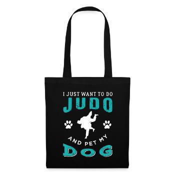 Judo - Stoffbeutel - Schwarz - Vorne