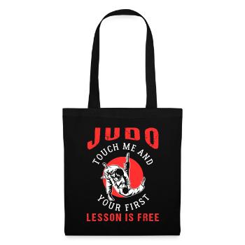 Judo - Stoffbeutel - Schwarz - Vorne