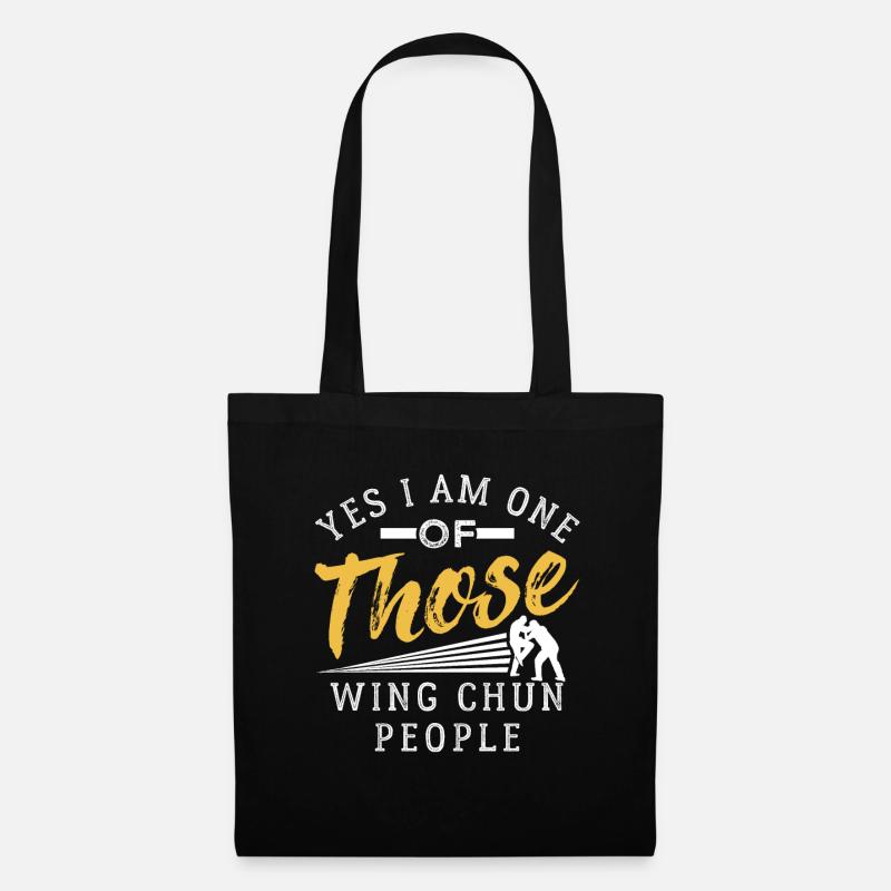 Wing Chun - Stoffbeutel - Schwarz