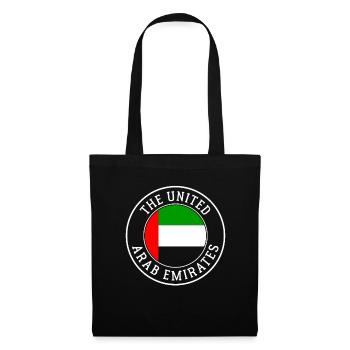 Arabische Emirate - Stoffbeutel - Schwarz - Vorne