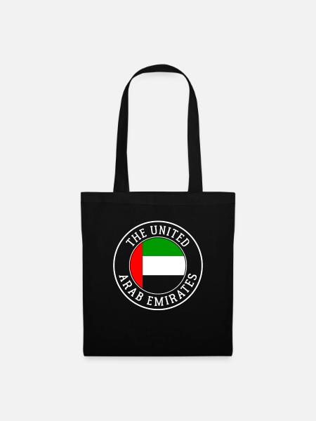 Arabische Emirate - Stoffbeutel - Schwarz