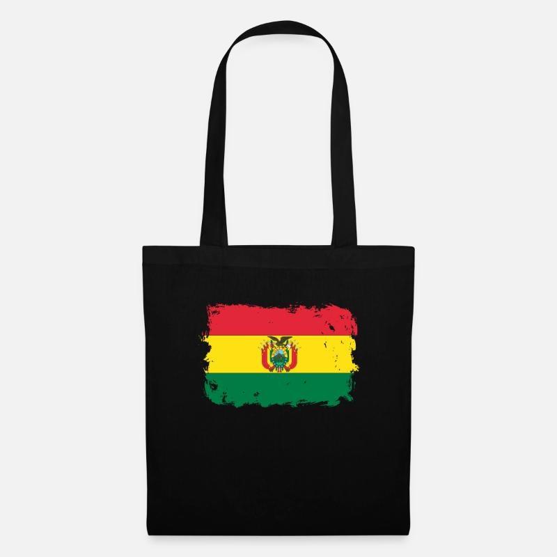 Bolivien - Stoffbeutel - Schwarz