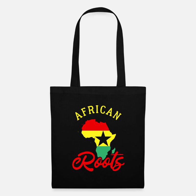 Ghana - Stoffbeutel - Schwarz