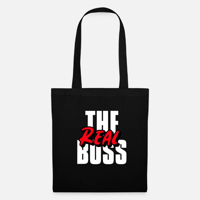 The Real Boss Partnerlook 2 - Stoffbeutel - Schwarz