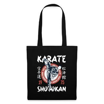 Karate Shotokan - Stoffbeutel - Schwarz - Vorne