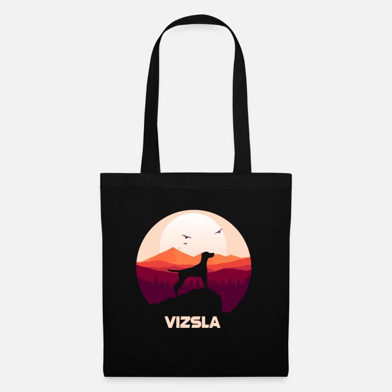 Vizsla - Stoffbeutel - Schwarz