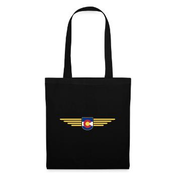 Colorado Fan T-Shirt – Mountains & Adventure - Tote Bag - black - Front