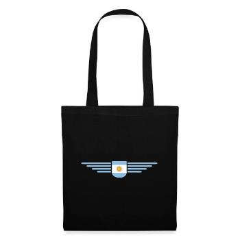 Argentina Outfit Clothing T-Shirt Design - Tote Bag - black - Front