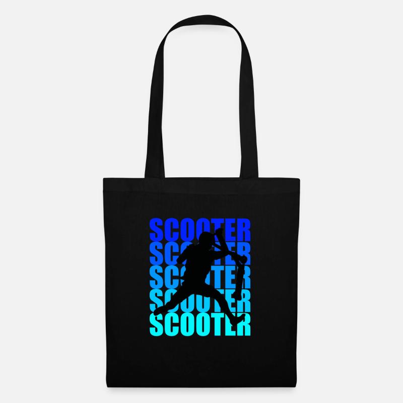 Scooter - Stoffbeutel - Schwarz