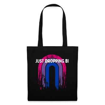 Juste laisser tomber Bi Bisexuel LGBTQ Bi Pride LGBT - Sac en tissu - noir - Devant