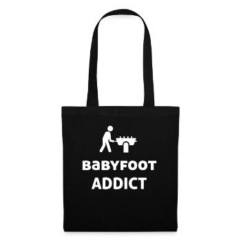 BABYFOOT ADDICT - Stoffbeutel - Schwarz - Vorne