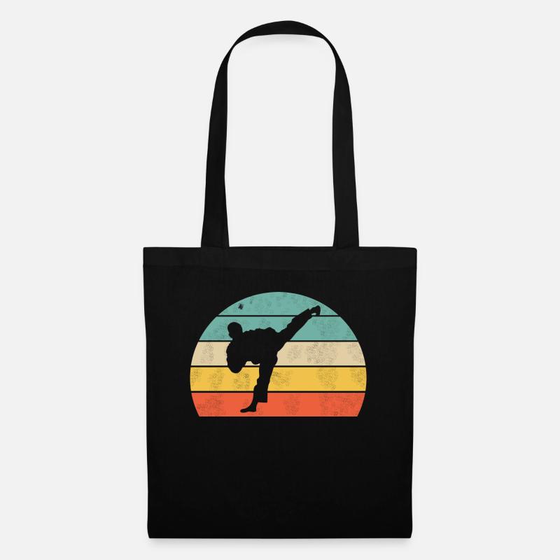 Karaté - Sac en tissu - noir
