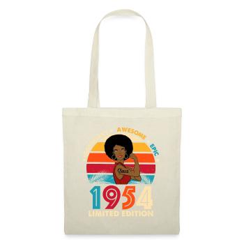 Women's Birthday 1954 tolle Limited Edition - Stoffbeutel - Natur - Vorne