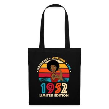 Afro Women's Birthday 1952 limited edition - Tote Bag - black - Front