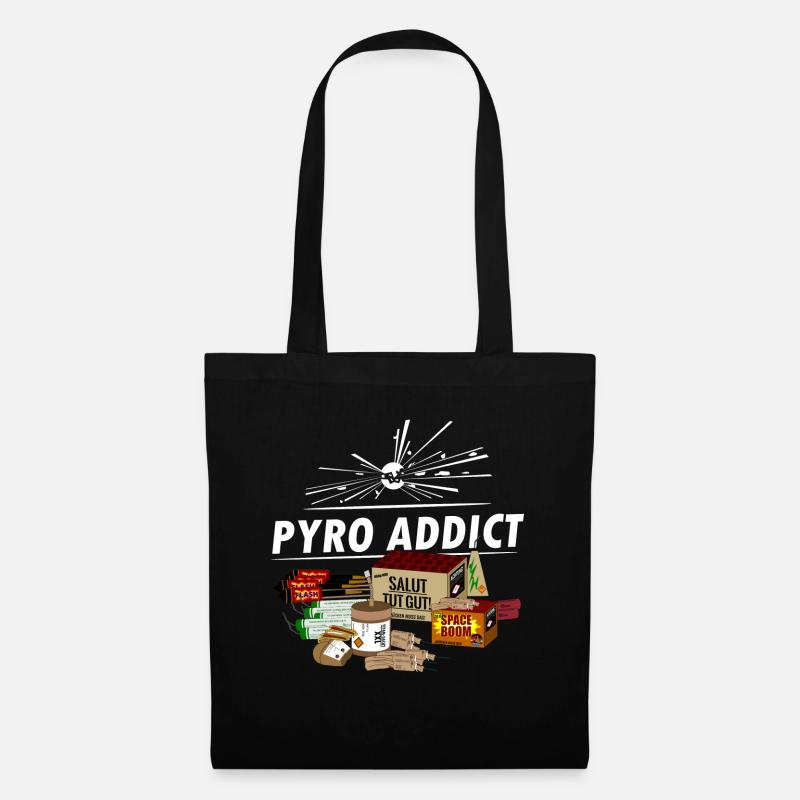 Silvester Pyro Addict - Stoffbeutel - Schwarz