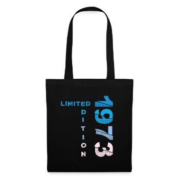 50e anniversaire homme femme 50 ans 1973 - Sac en tissu - noir - Devant