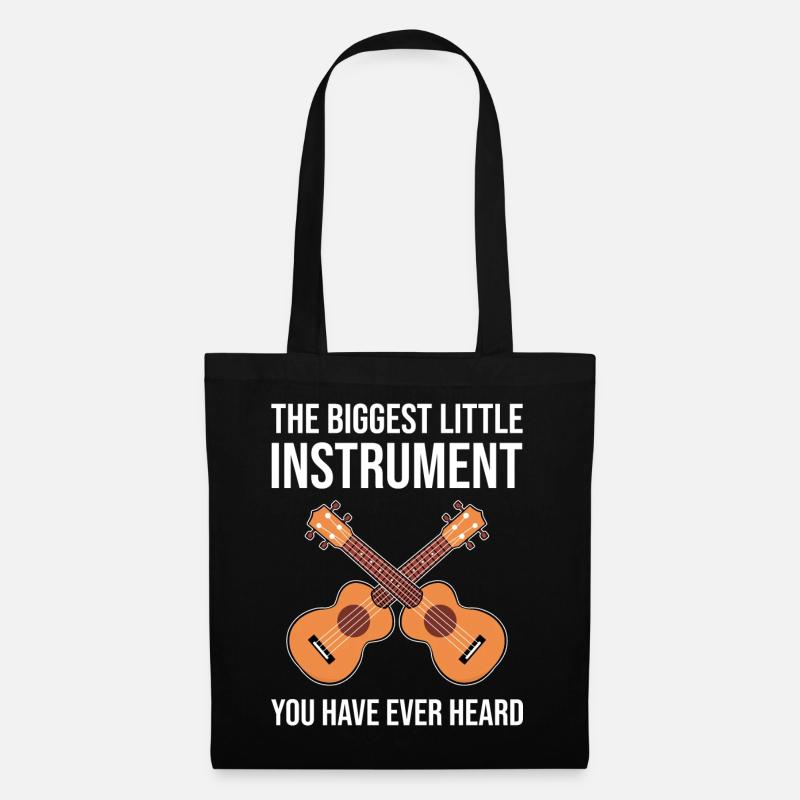 Ukulele - Sac en tissu - noir