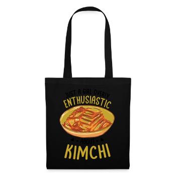 Kimchi Liebhaber Koreanische Küche Essen Geschenke - Stoffbeutel - Schwarz - Vorne