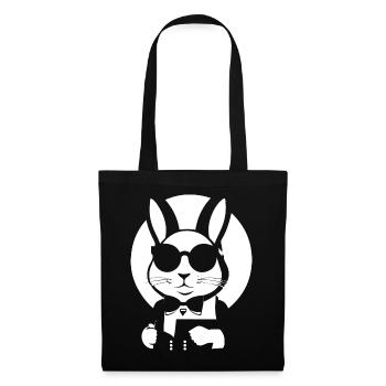 Funny French Bulldog with Sunglasses French Bulld - Tote Bag - black - Front