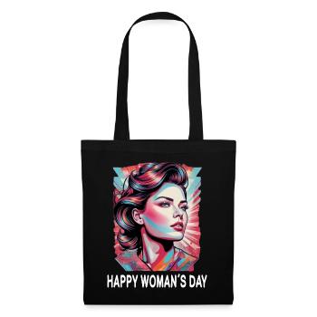Internationaler Frauentag - Stoffbeutel - Schwarz - Vorne