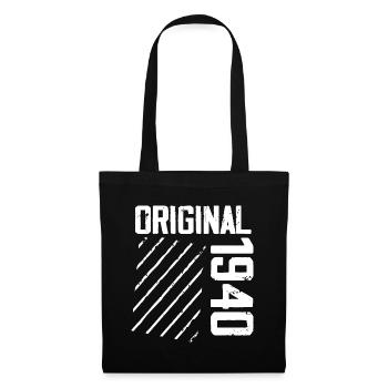 Original 1940's 84th Birthday Retro Gift - Tote Bag - black - Front