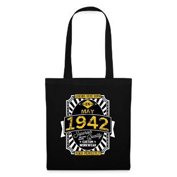 1942 MAY - Sac en tissu - noir - Devant