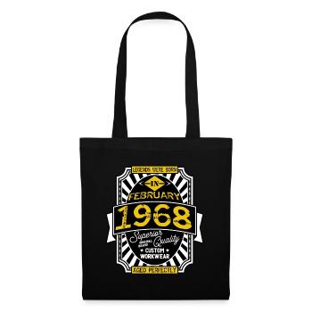 1968 FEBRUARY - Tote Bag - black - Front