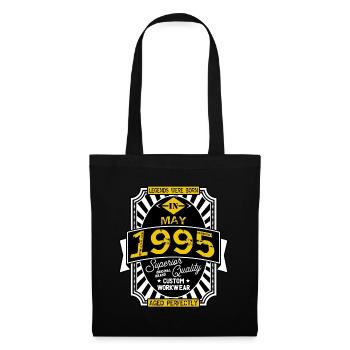 1995 MAY - Sac en tissu - noir - Devant