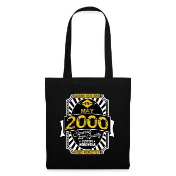 2000 MAY - Sac en tissu - noir - Devant