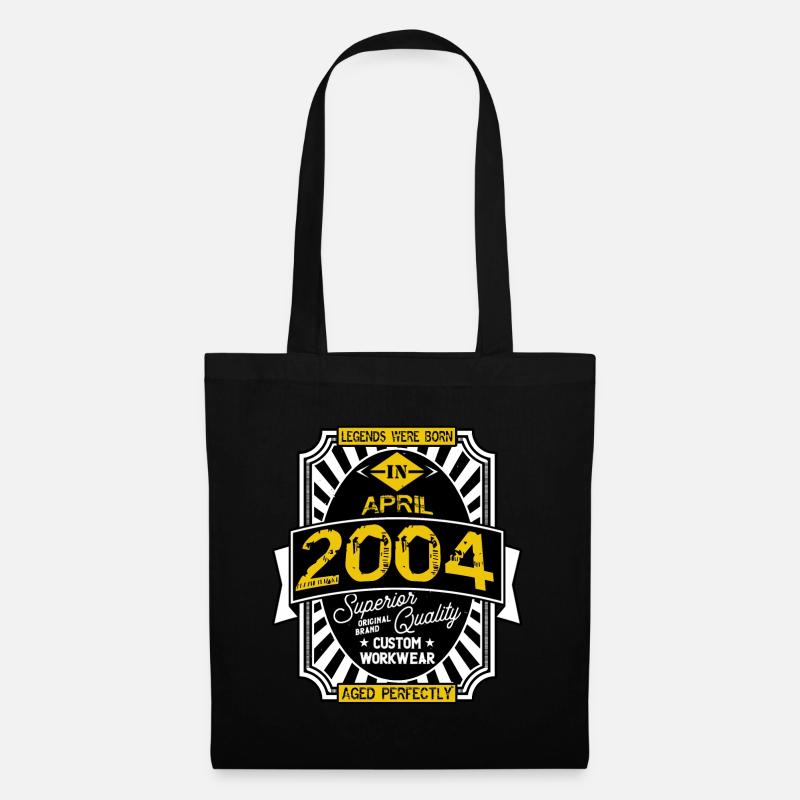 2004 APRIL - Tote Bag - black