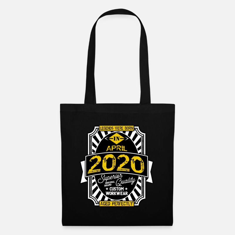 2020 APRIL - Tote Bag - black