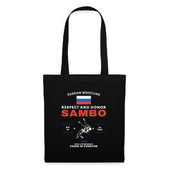 Combattant Sambo - Sac en tissu - noir - Devant