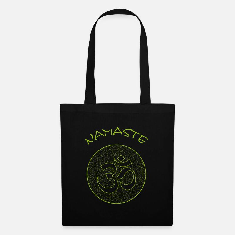 Namaste - Stoffbeutel - Schwarz