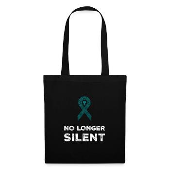 No Longer Silent, Sexual Assault Awareness Month - Tote Bag - black - Front