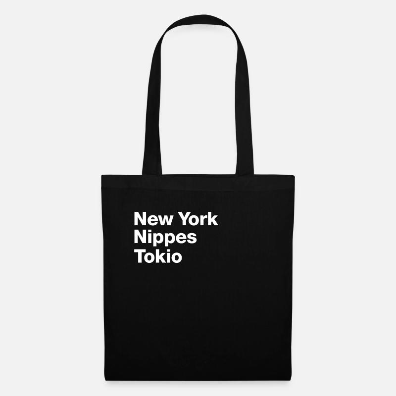 New York · Nippes · Tokio - Stoffbeutel - Schwarz