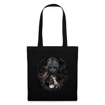 Gloomy Beautiful Witch / Wicca - Tote Bag - black - Front