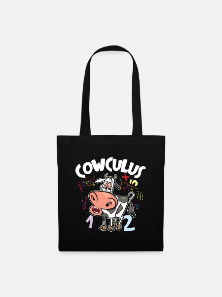 Cowculus - Stoffbeutel - Schwarz