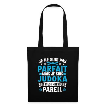 judoka et c'est presque pareil - Sac en tissu - noir - Devant