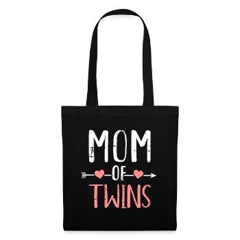 jumeaux - Sac en tissu - noir - Devant