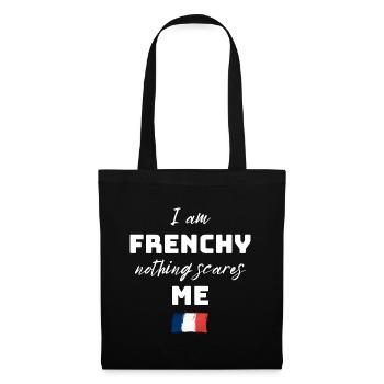 French humor nothing scares me - Tote Bag - black - Front