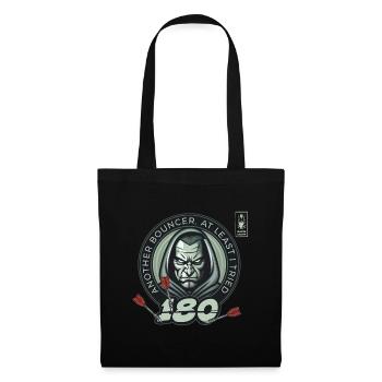 Darts 180 Bouncer White Player Dart Team - Tote Bag - black - Front